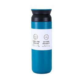 Термос Merlion Travel Tumbler 500 мл, подвійна кришка, синій (SUS-304-500Blue)
