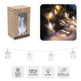 Гирлянда Chomik Янгол 10 LED, теплий білий, IP20, 2хАА (5900779854048)