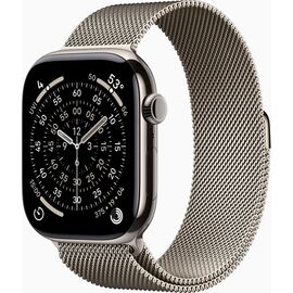 Смарт-часы Apple Watch Series 11 GPS + Cellular 46mm Natural Titanium Case with Natural Milanese Loop - M/L (MFD04RK/A)