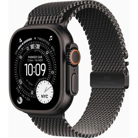 Смарт-годинник Apple Watch Ultra 3 GPS + Cellular 49mm Black Titanium Case with Black Titanium Milanese Loop - Medium (MF1Q4QP/A)