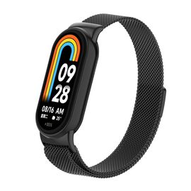 Ремешок для фитнес браслета Armorstandart Milanese Magnetic для Xiaomi Smart Band 10/9/8 Black (ARM86890)