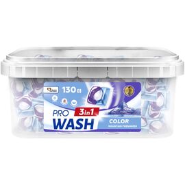Капсулы для стирки Pro Wash Color Горная свежесть 130 шт. (4823128002291)