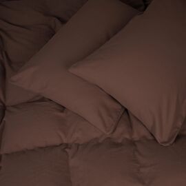 Постільна білизна MirSon 003 Brown Фланель 2 x 160 x 220 Сімейний Євро (2200009648762)