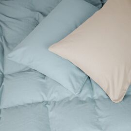 Постельное белье MirSon 007-006 Milk/Menthol Фланель 2x143x210 Семейный (2200009660429)