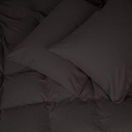 Постільна білизна MirSon 002 Black Фланель 200х220 Євро (2200009648267)