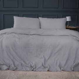 Постельное белье MirSon №20-02 Waffle Gray 172х210 двуспальный (2200011032863)