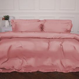 Постільна білизна MirSon Tencel №02 Pink 175х210 двоспальний (2200009368585)