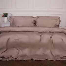 Постельное белье MirSon Tencel №08 Beige 175х210 двуспальный (2200009637148)