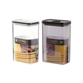 Пищевой контейнер Herevin Canister-Vacuum Lid-White-Black вакумна кришка 2.5 л (161189-000)
