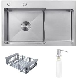 Мойка кухонная Kroner Geburstet-7848LHM (CV030021)
