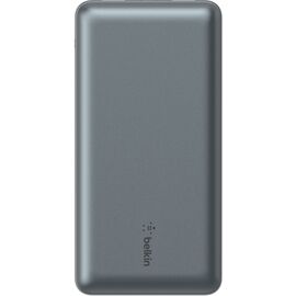 Батарея універсальна Belkin 10000mAh 15W 2xUSB-A, USB-C Gray (BPB011BTGY)