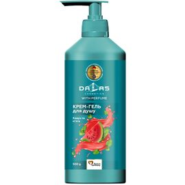 Гель для душу Dalas Cosmetics Кавун та м'ята 500 г (4823128004820)