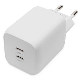 Зарядний пристрій Digitus 2xUSB-C PD65W GaN (DA-10063)