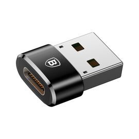 Перехідник USB 2.0 AF to USB-C black Baseus (CAAOTG-01)