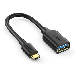 Перехідник OTG USB 3.0 AF to USB-C US154 black Ugreen (30701)