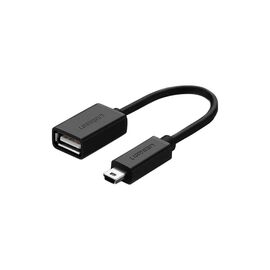 Перехідник OTG USB 2.0 AF to Mini 5P 0.1m US249 black UGREEN (10383)