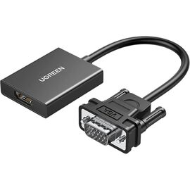 Перехідник VGA M to HDMI F CM513 black UGREEN (50945)