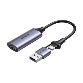 Перехідник USB/USB-C to HDMI 4K/60Hz UGREEN (40189)