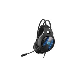 Наушники HP DHE-8001 USB+3.5mm LED Black (DHE-8001.)