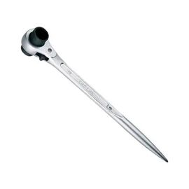 Ключ Toptul трещоточный силовой с двойной головкой 10x13мм, 240мм (AEAH1013)