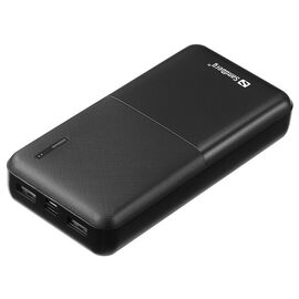 Батарея универсальная Sandberg 20000mAh, Saver, USB-C, Micro-USB, output: USB-A*2 Total 5V/2.4A (320-42_)