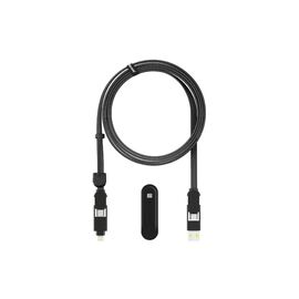 Дата кабель 6in1 inCharge XL 2.0m black Rolling Square (XLM01R)