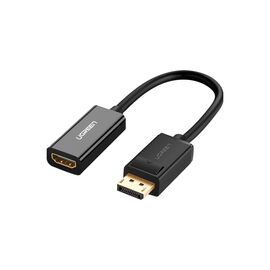 Перехідник Display Port M to HDMI F 1080P black UGREEN (40362)