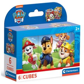 Кубики Clementoni пазл Paw Patrol, 6 элементов (40658)