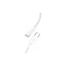 Дата кабель USB 2.0 AM to Lightning 1.0m PD18W NB113 white XO (6920680863846)