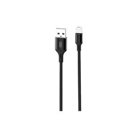 Дата кабель USB 2.0 AM to Micro 5P 2.0m braided NB143 black XO (6920680870820)