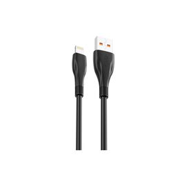 Дата кабель USB 2.0 AM to Lightning 1.0m 6A NB185 black XO (6920680879236)