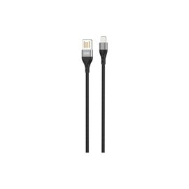 Дата кабель USB 2.0 AM to Lightning 1.0m 2.4A double-sided NB188 gray XO (6920680879694)