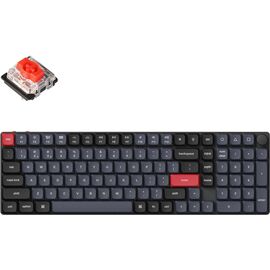 Клавіатура Keychron K17 PRO Gateron MX 2.0 Red QMK Wireless/Bluetooth/USB-А UA Black (K17P-B1-UA)