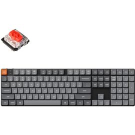Клавіатура Keychron K5 Max Gateron MX 2.0 Red QMK Wireless/Bluetooth/USB-А UA Black (K5M-B1-UA)