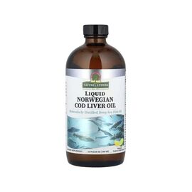 Витаминно-минеральный комплекс Nature's Answer Жир Печени Дикой Норвежской Трески, вкус лимон-лайм, Liqu (NTA-26180)