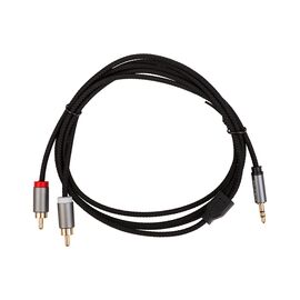 Кабель мультимедийный 3.5mm M to 2xRCA M 1.8m Cabletime (CA914005)