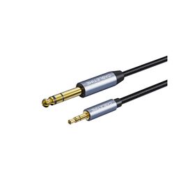 Кабель мультимедийный 6.35mm M to 3.5mm M 3.0m Cabletime (CA915279)