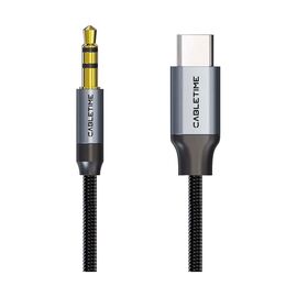Кабель мультимедийный USB-C to 3.5mm M 1.0m Cabletime (CA915767)