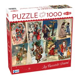 Пазл Tactic Винтажные Рождественские открытки, 1000 элементов (59223)