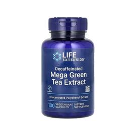 Витаминно-минеральный комплекс Life Extension Экстракт зеленого чая без кофеина, Mega Green Tea Extract, 100 вег (LEX-95410)