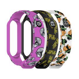 Ремешок для фитнес браслета Armorstandart комплект 3шт Xiaomi Mi Band 7/6/5 TW (ARM77066)