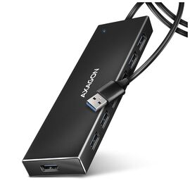 Концентратор AXAGON USB 3.1 to 7xUSB 3.0 black (HUE-F7A)