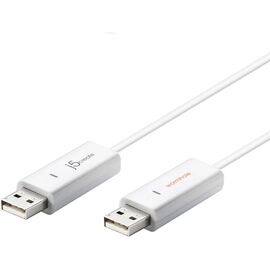 Дата кабель USB 2.0 AM/AM 1.8m Windows & Mac J5create (JUC400-N)