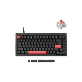 Клавіатура Lemokey Keychron X4 Red LED USB Black (X4-A1-UA)