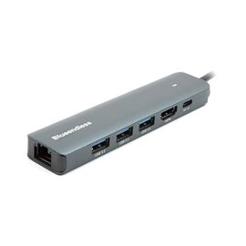 Концентратор Blueendless USB-C 6-in-1 3xUSB 3.0 + HDMI + RJ45 + USB-C PD100W (CA913909)