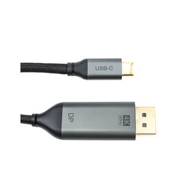 Кабель мультимедийный USB-C to DisplayPort M 1.8m V1.2 4K Cabletime (CA913305)