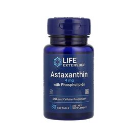 Витаминно-минеральный комплекс Life Extension Астаксантин с фосфолипидами, 4 мг, Astaxanthin with Phospholipids, 30 г (LEX-19233)