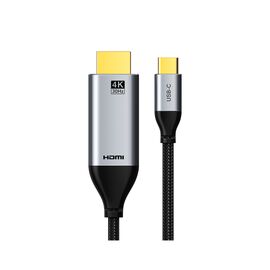 Кабель мультимедийный USB-C to HDMI M 3.0m V1.4 4K30Hz Cabletime (CA915378)