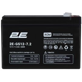 Батарея до ДБЖ 2E 2E-GS12-7.2 12V 7.2Ah (2E-GS12-7.2)