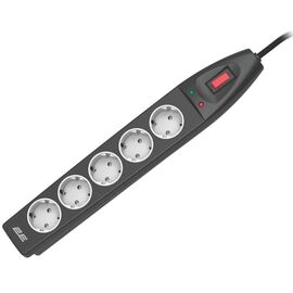 Сетевой фильтр питания 2E 2E-SP515M10BK 10m (2E-SP515M10BK)